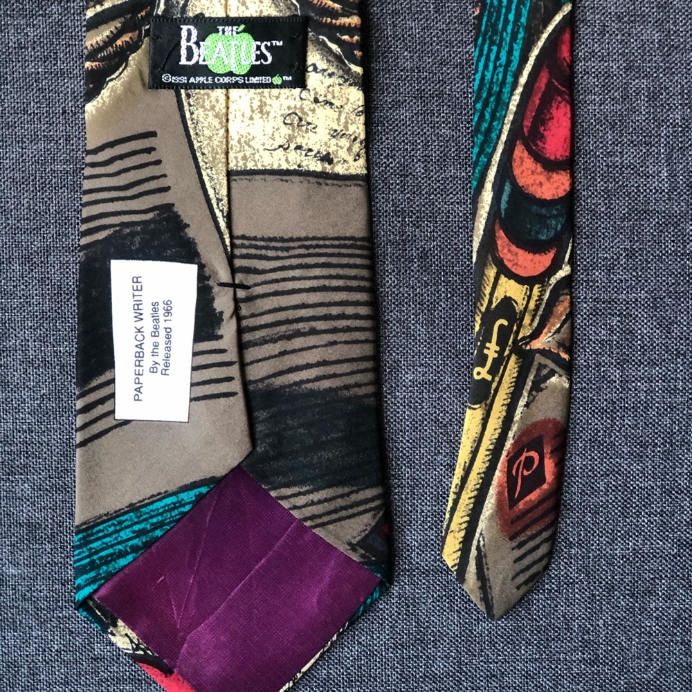Vintage The Beatles Silk Tie